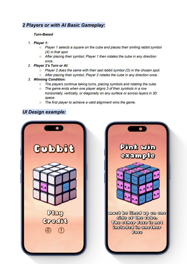 Game Design Document page 2 preview